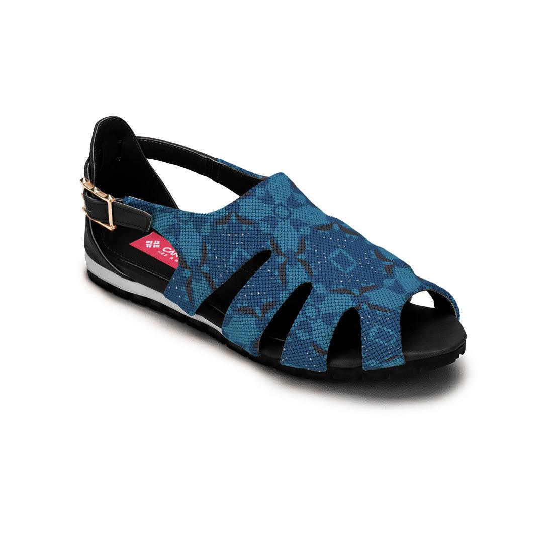 Black Spider Toe Sandal Blues - CANVAEGYPT