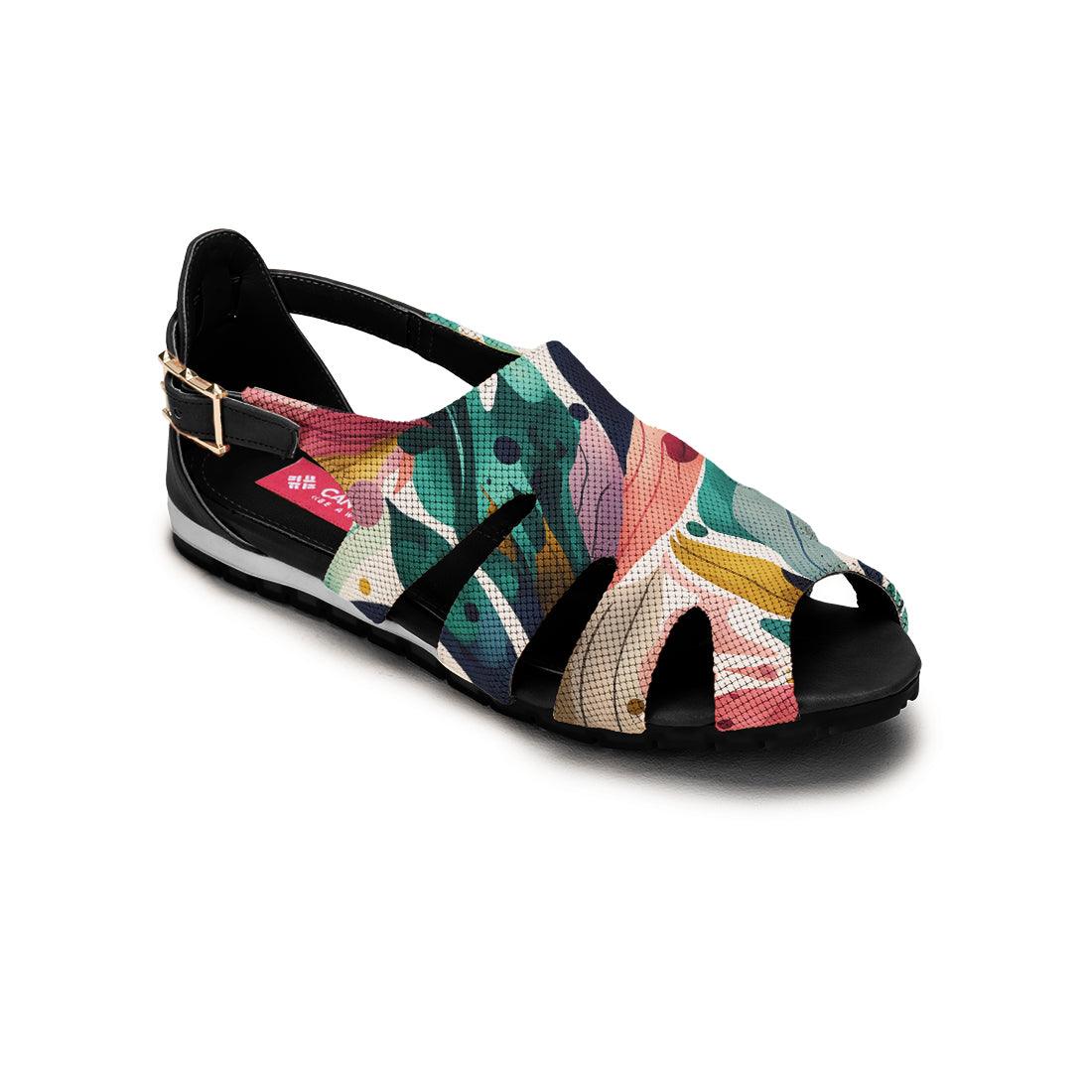 Black Spider Toe Sandal Color Flow - CANVAEGYPT