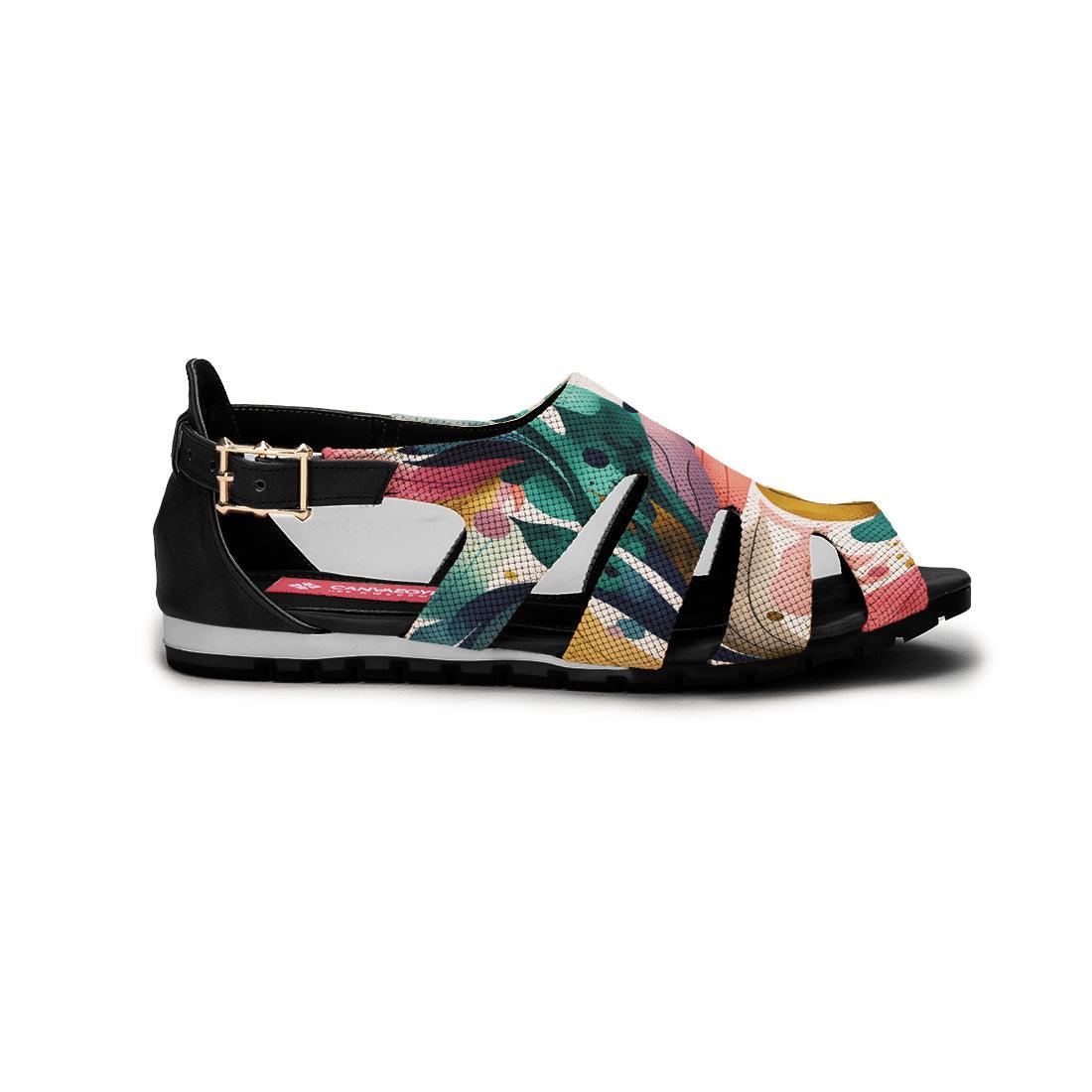 Black Spider Toe Sandal Color Flow - CANVAEGYPT