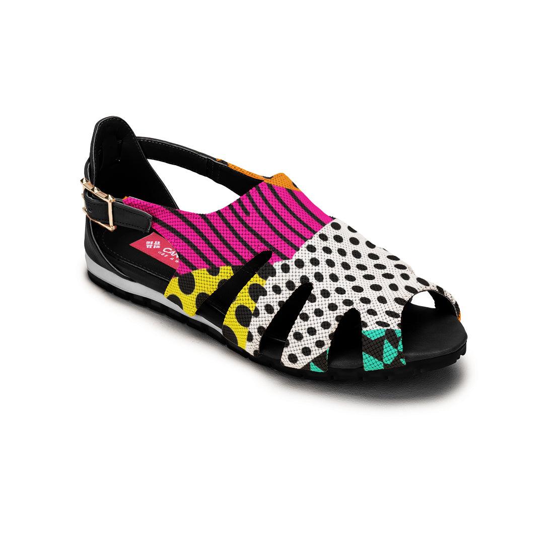 Black Spider Toe Sandal Patterns - CANVAEGYPT