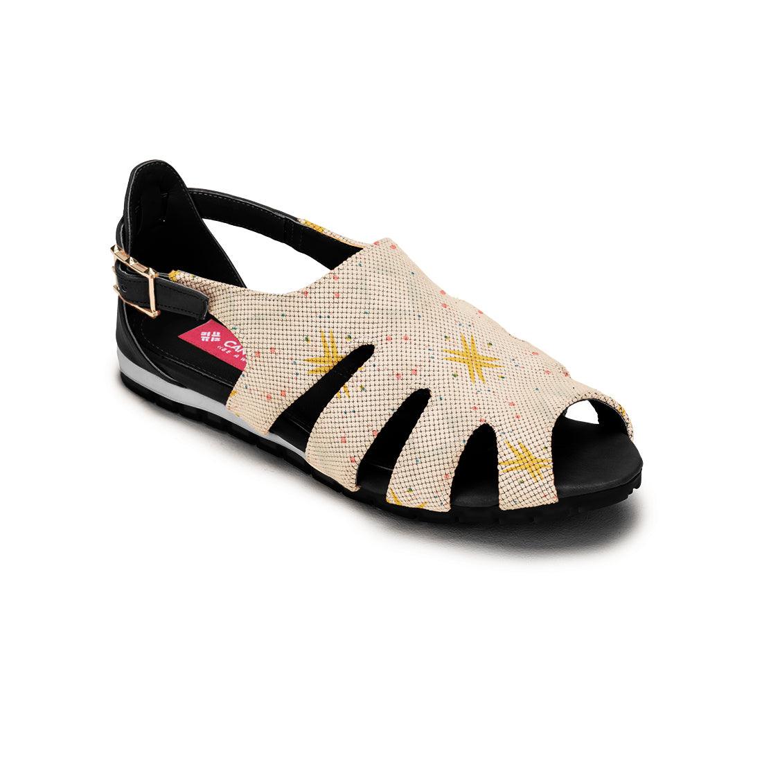 Black Spider Toe Sandal Star - CANVAEGYPT
