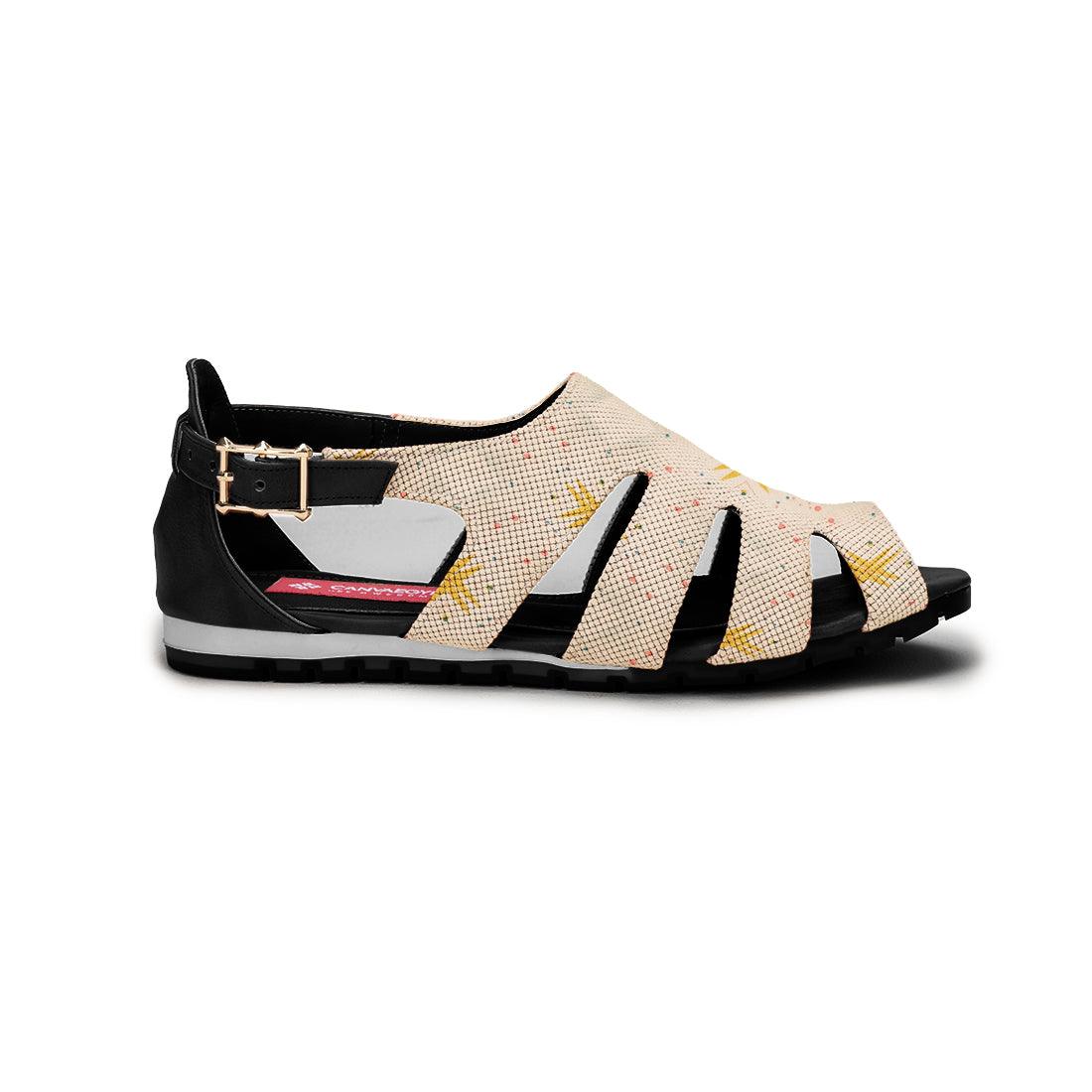 Black Spider Toe Sandal Star - CANVAEGYPT