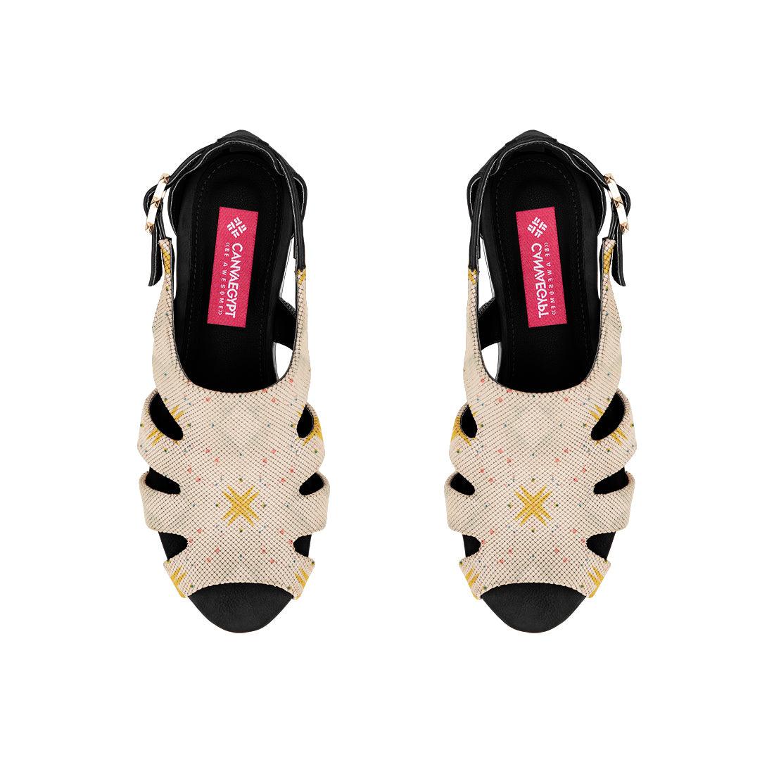 Black Spider Toe Sandal Star - CANVAEGYPT