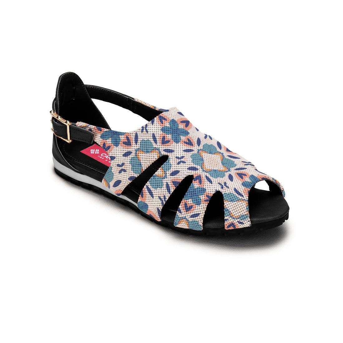 Black Spider Toe Sandal Texture - CANVAEGYPT
