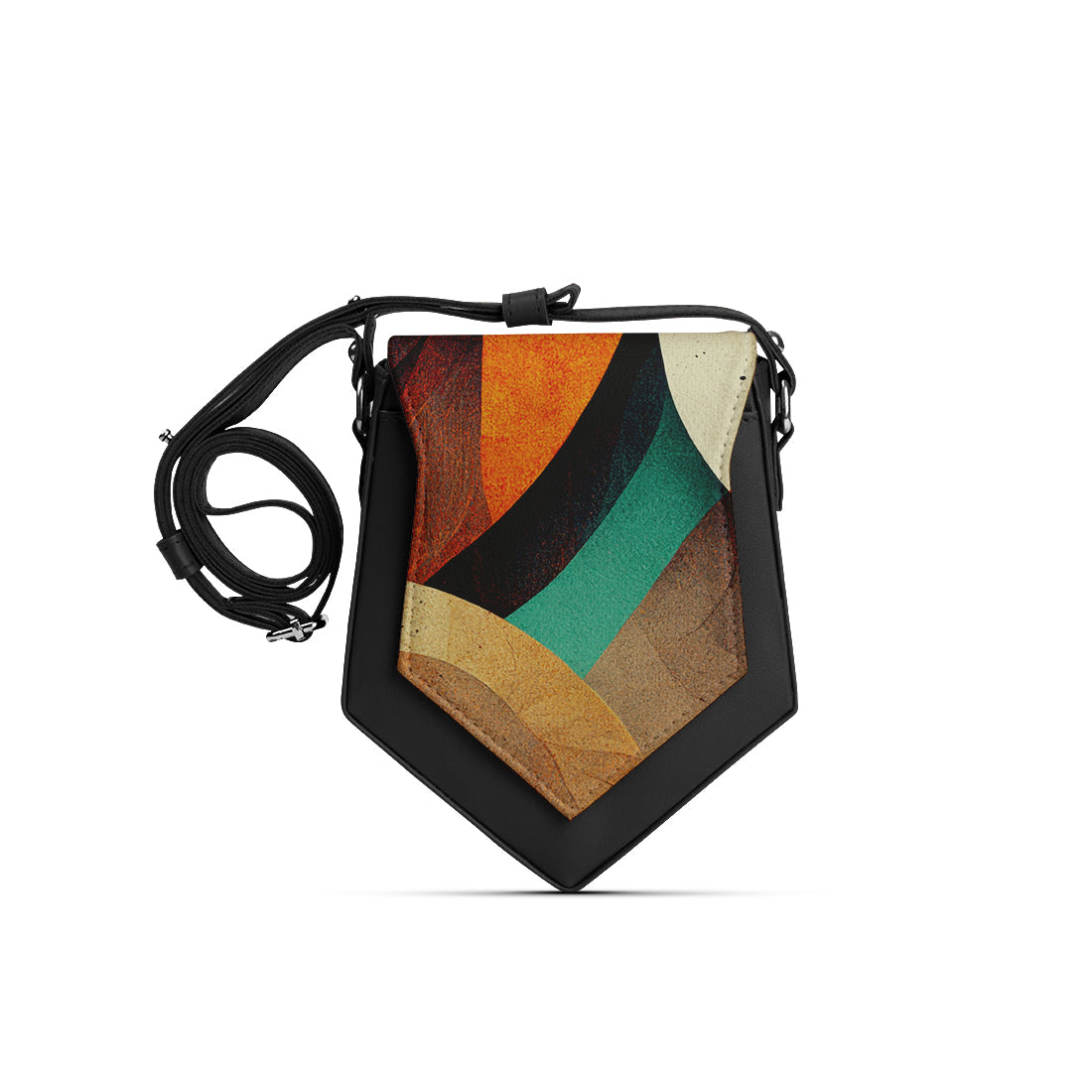 Black Triangles Crossbag Velvet Arcs