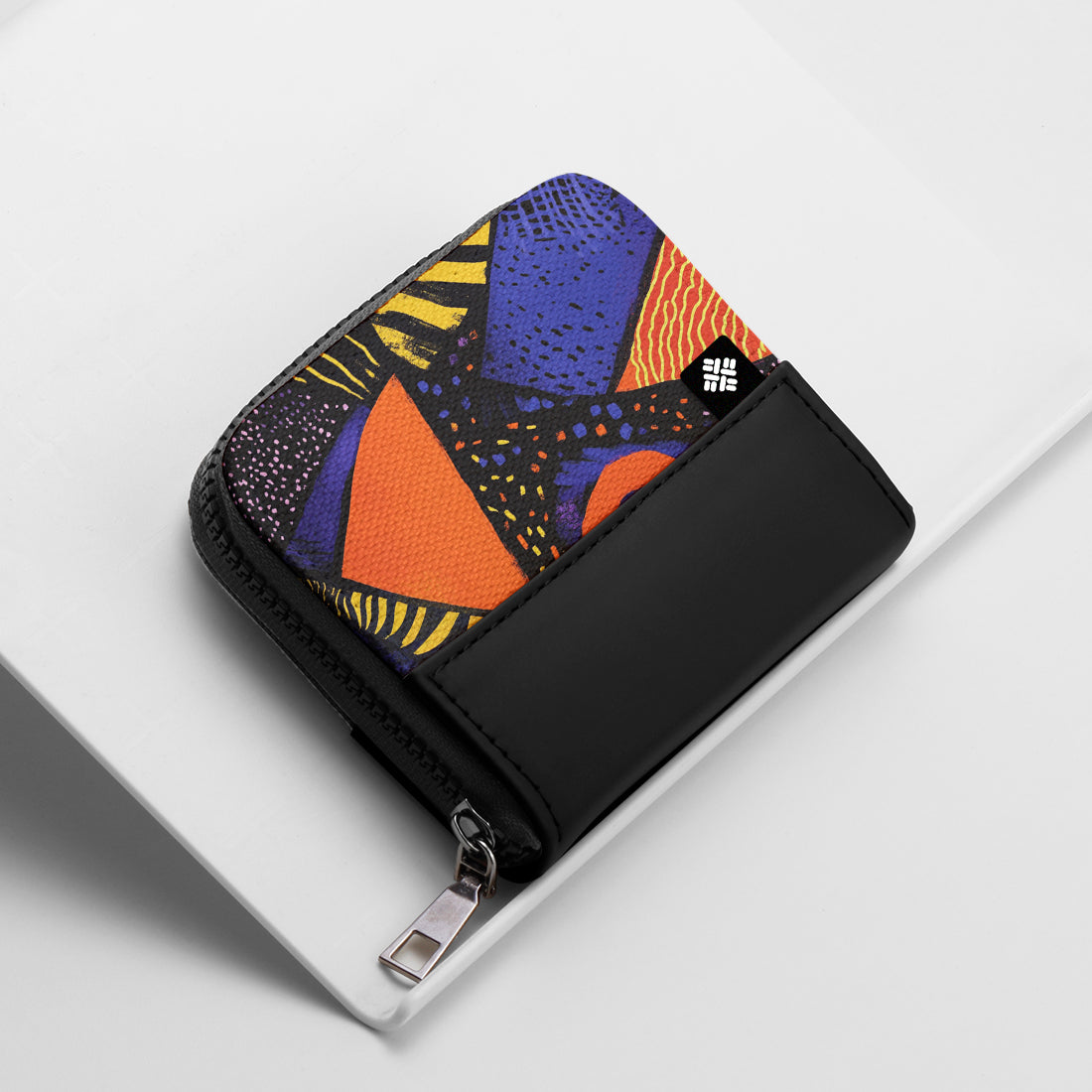 Black ZipPop Wallet Jazz Shapes After Dark