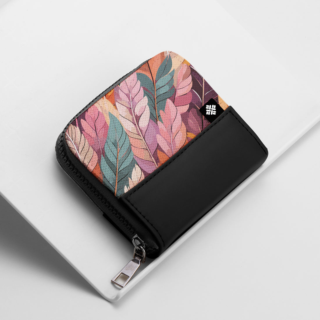 Black ZipPop Wallet Muted Forest