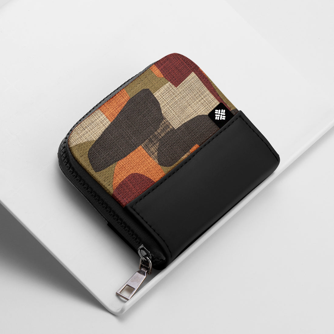 Black ZipPop Wallet Rustic Recon