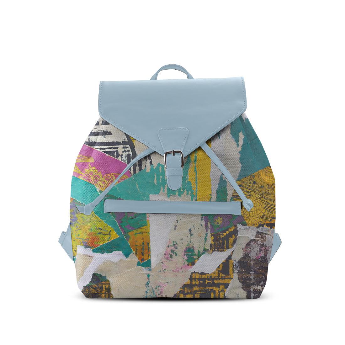 Blue Aurora Backpack Old Paper - CANVAEGYPT