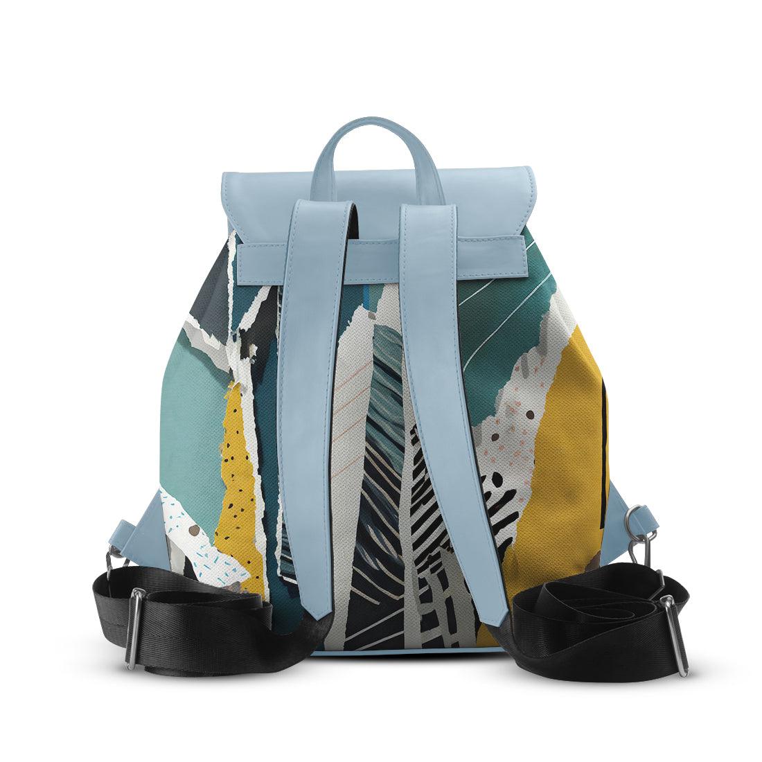 Blue Aurora Backpack Shapescratch - CANVAEGYPT