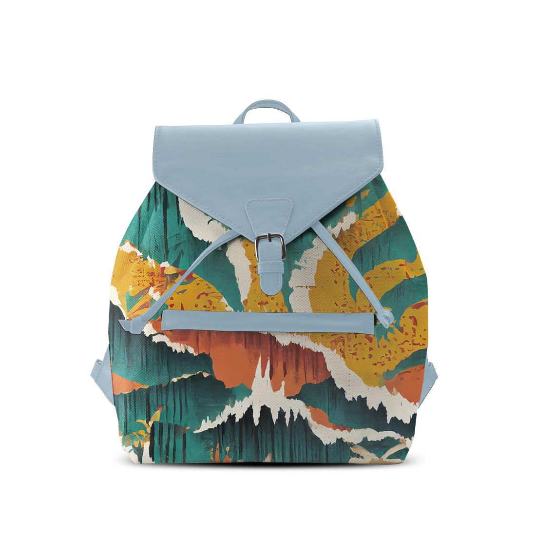 Blue Aurora Backpack Texture - CANVAEGYPT