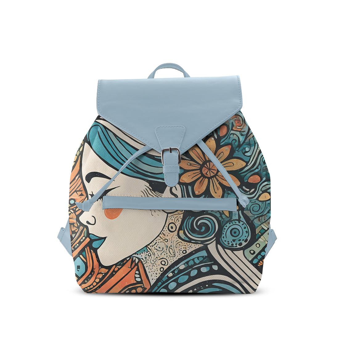 Blue Aurora Backpack Women - CANVAEGYPT