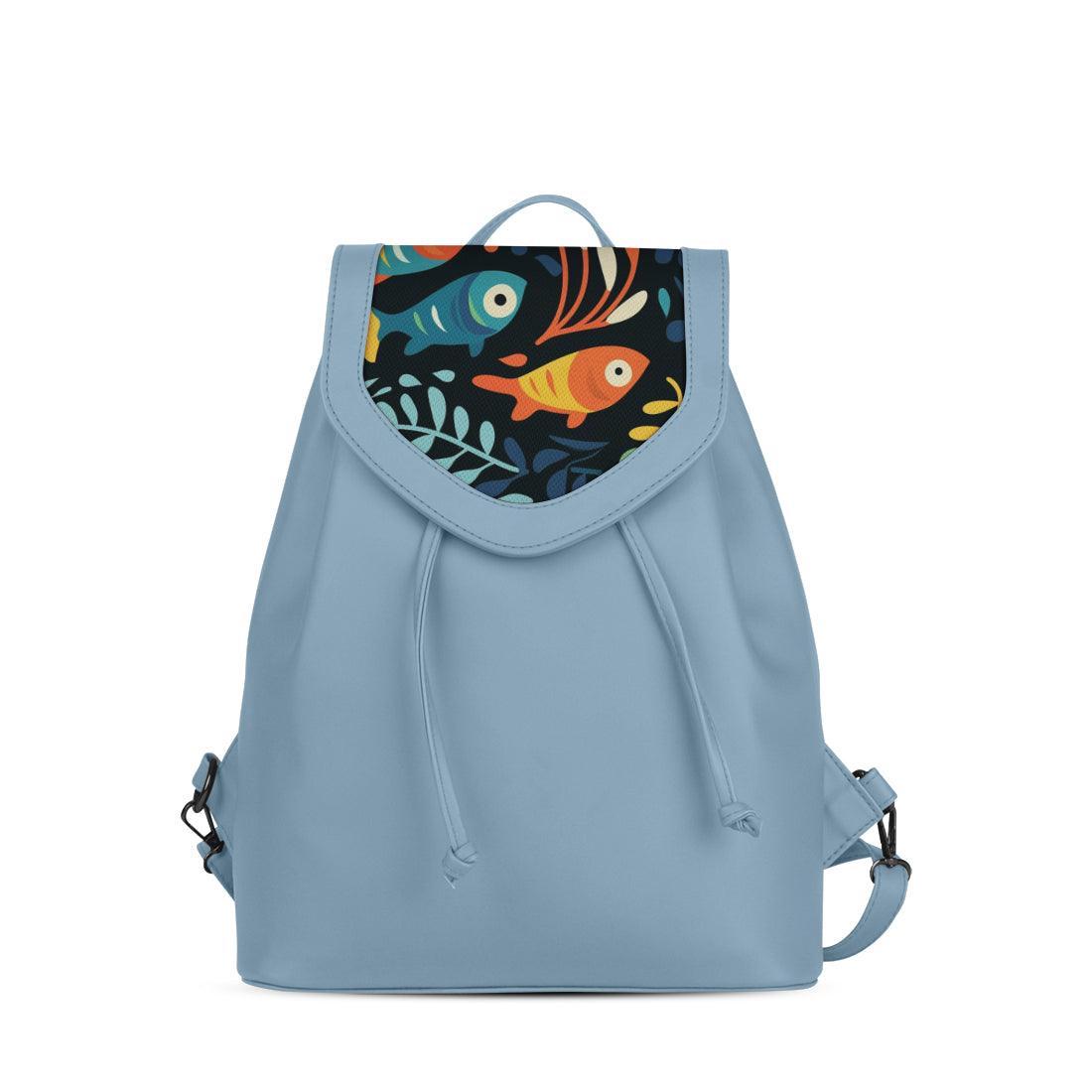 Blue City Serenade Backpack Aqua Amble Back - CANVAEGYPT