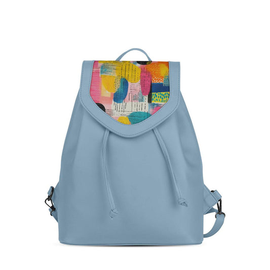 Blue City Serenade Backpack Candy Brushstrokes - CANVAEGYPT