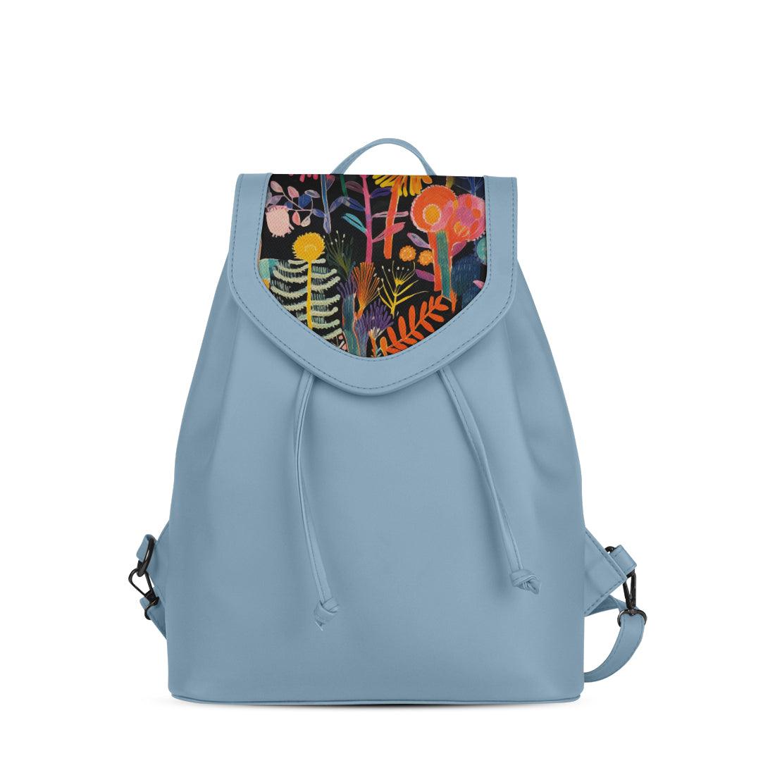Blue City Serenade Backpack Midnight Floralscape - CANVAEGYPT