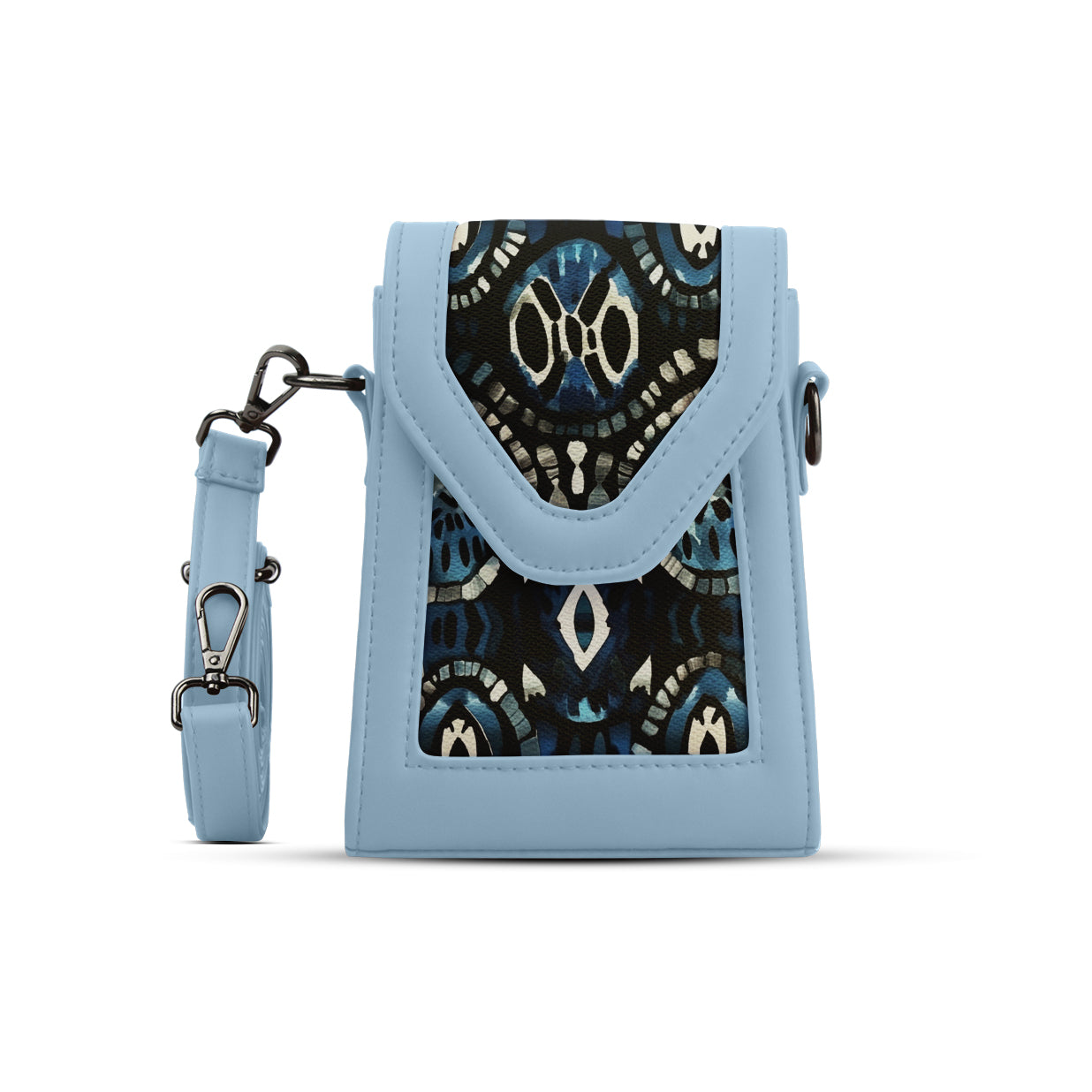Blue Mini Urban Crossbody Bag Mystic Patterns