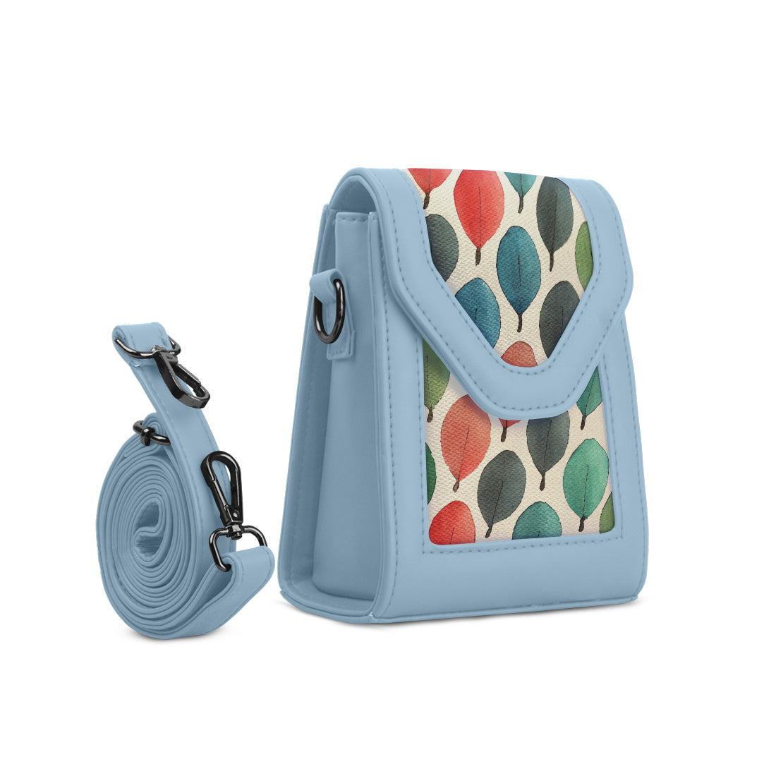 Blue Mini Urban Crossbody Bag Autumn Medley