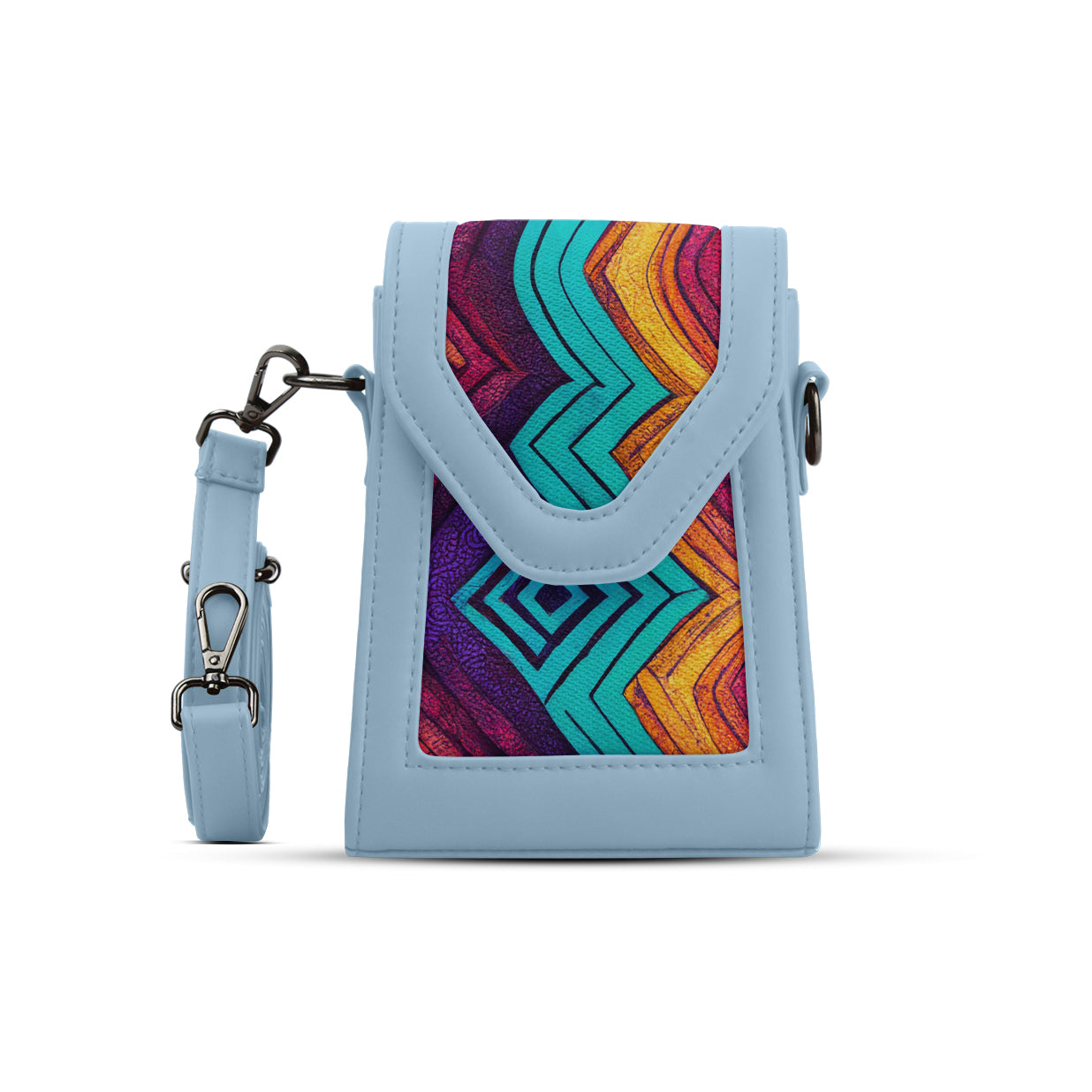 Blue Mini Urban Crossbody Bag Vivid Weave
