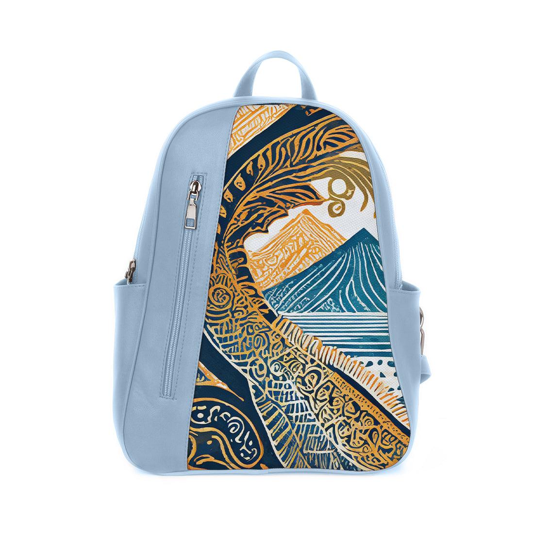 Blue Mixed Backpack Civilization - CANVAEGYPT