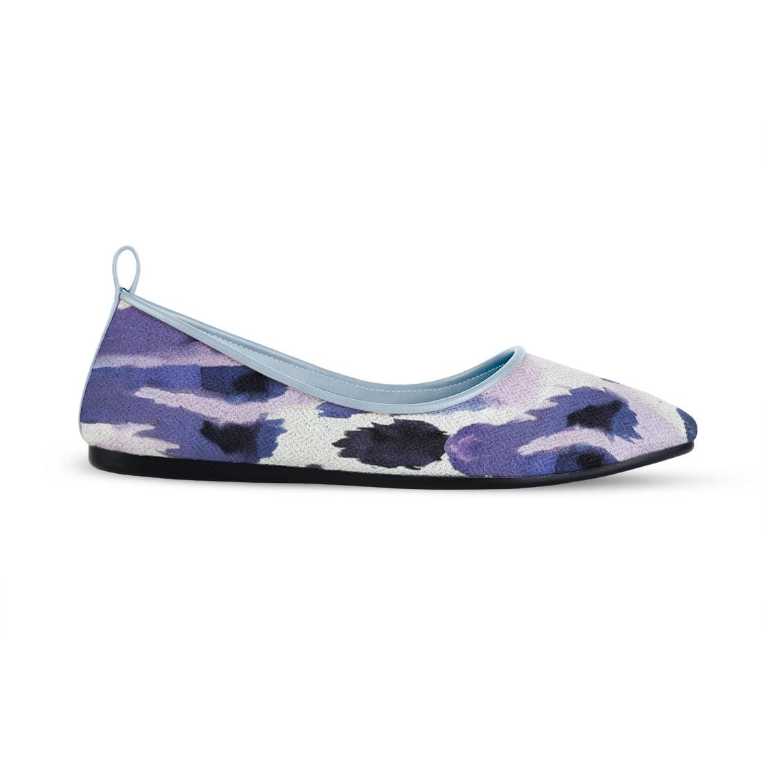 Blue Round Toe Shoe Cloudy - CANVAEGYPT