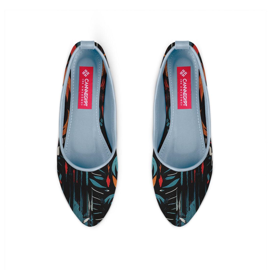 Blue Round Toe Shoe Marks - CANVAEGYPT