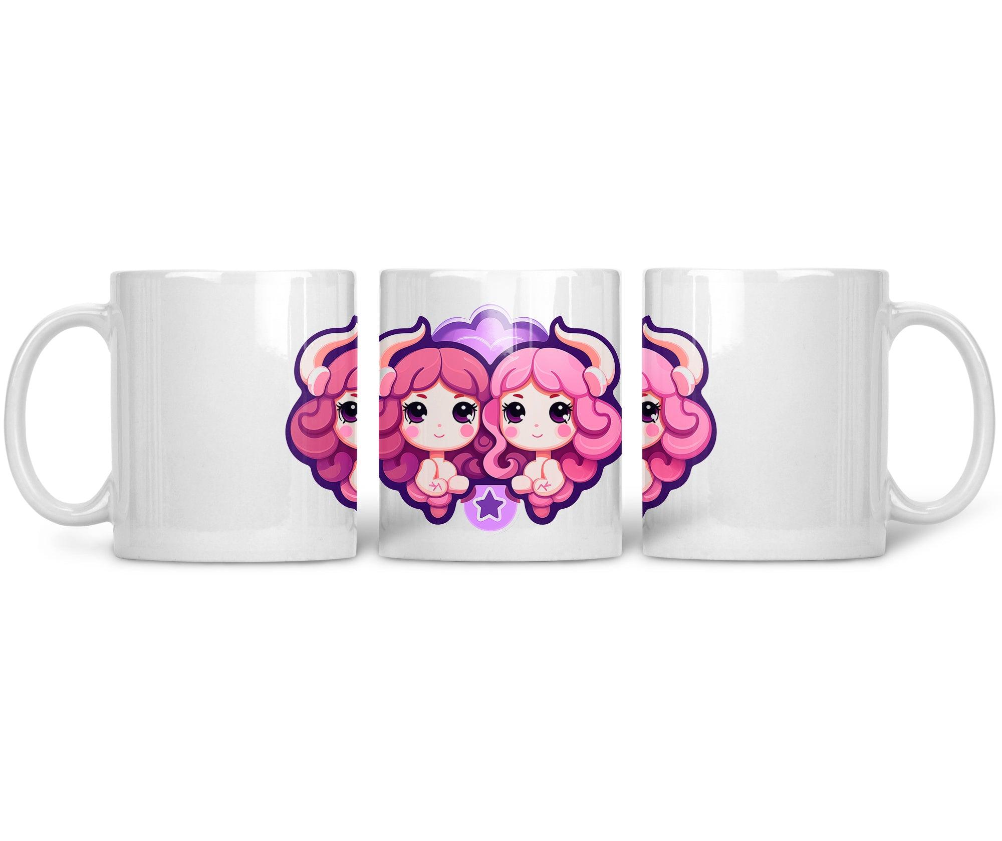 CERAMIC MUG Cuddle Puff Twins - CANVAEGYPT