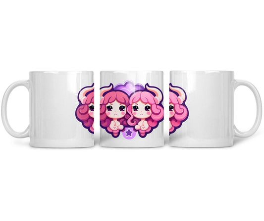 CERAMIC MUG Cuddle Puff Twins - CANVAEGYPT