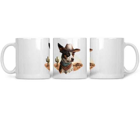 CERAMIC MUG Desert Canine Cowboy - CANVAEGYPT