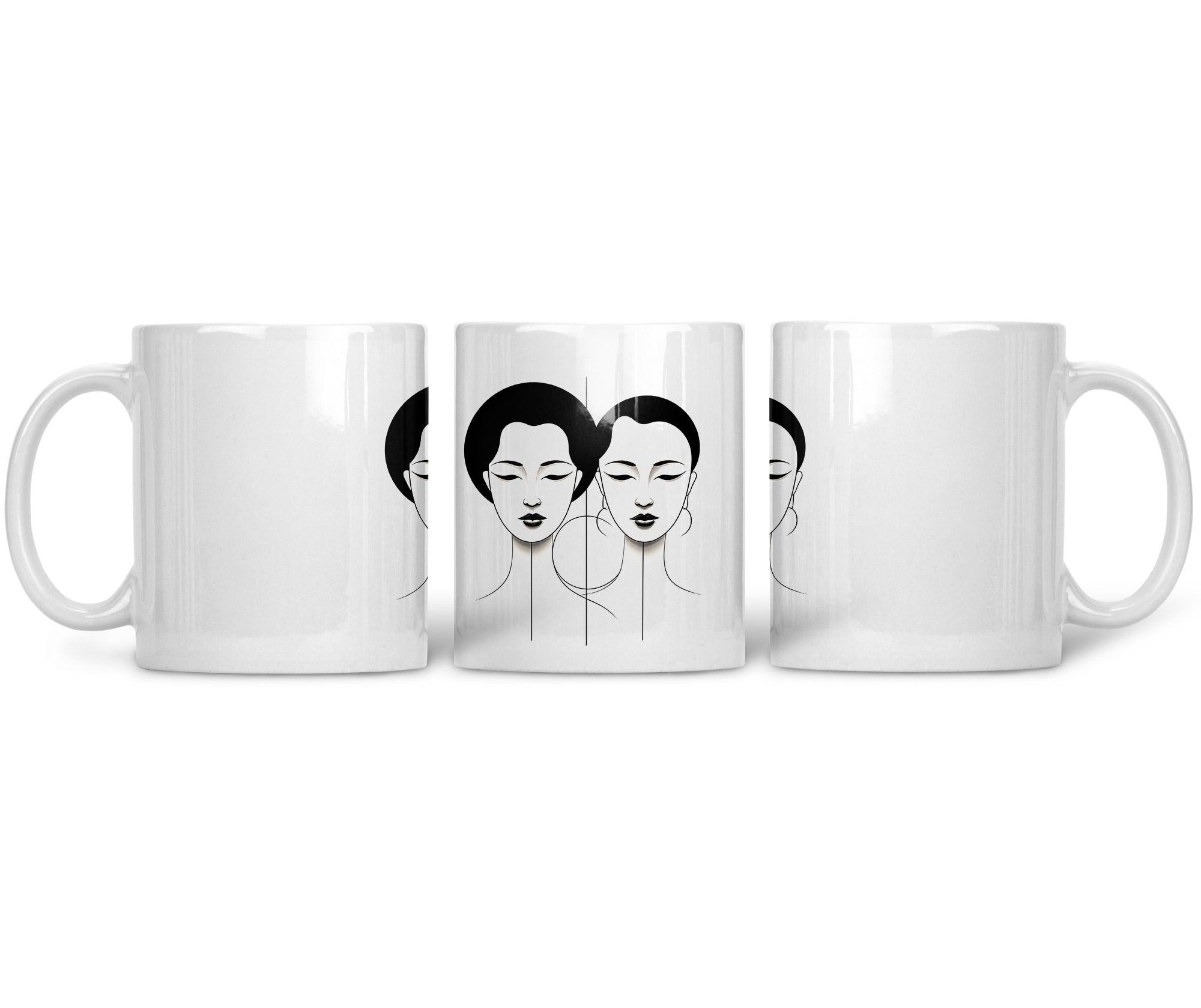 CERAMIC MUG Elegant Minimalism - CANVAEGYPT