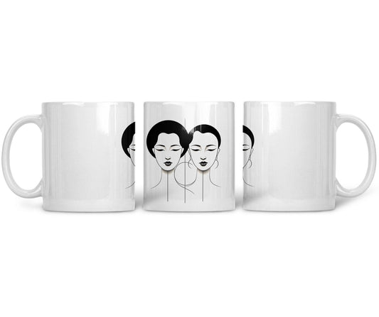 CERAMIC MUG Elegant Minimalism - CANVAEGYPT