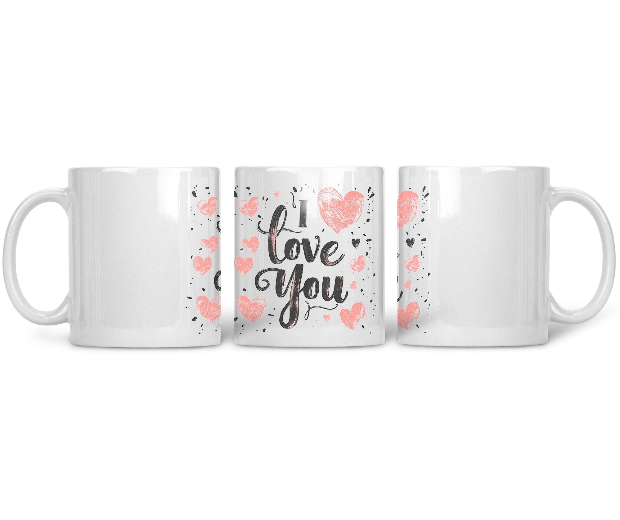 CERAMIC MUG I love You - CANVAEGYPT