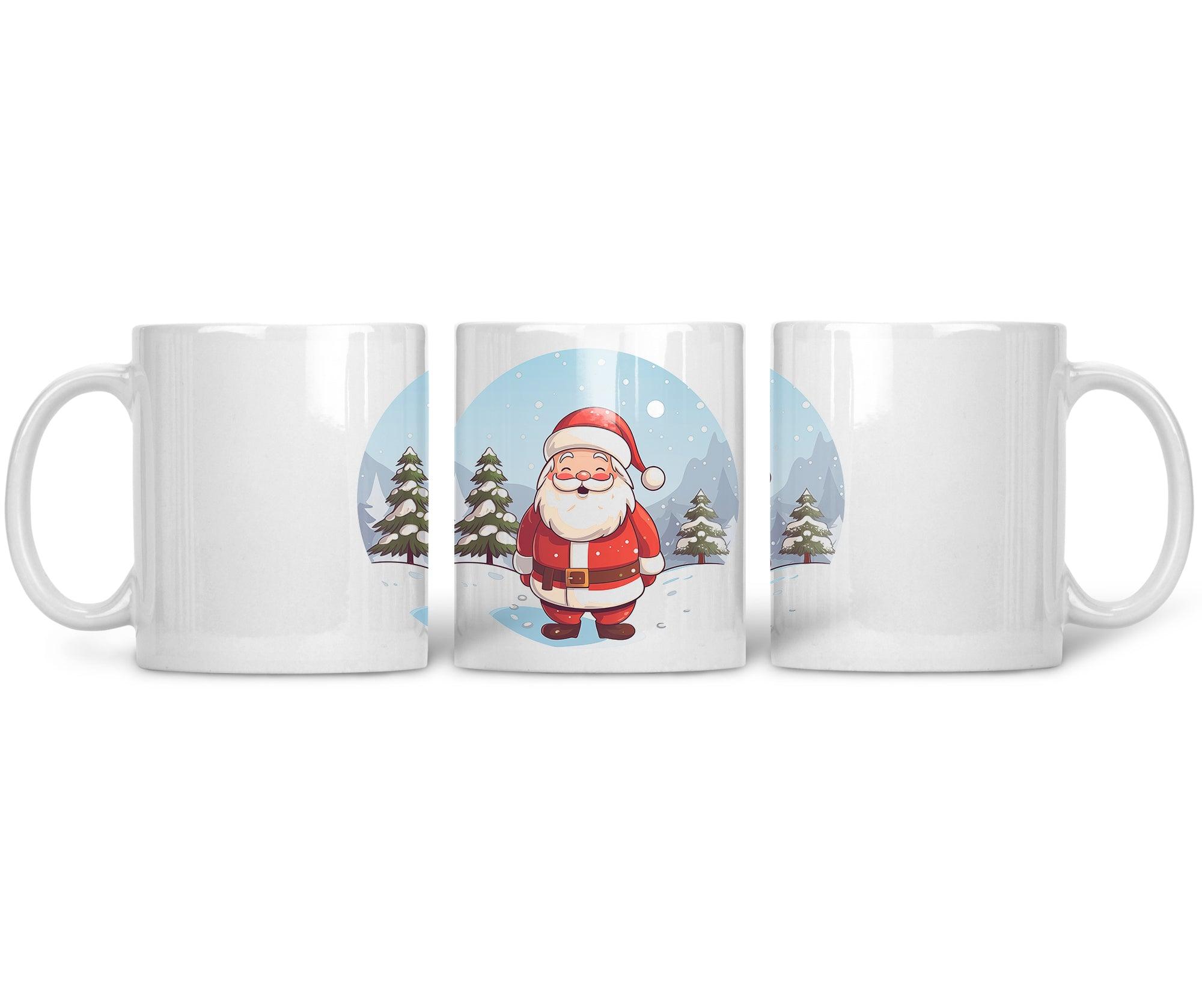 CERAMIC MUG Jolly Footprints Santa’s Snowy Trail - CANVAEGYPT