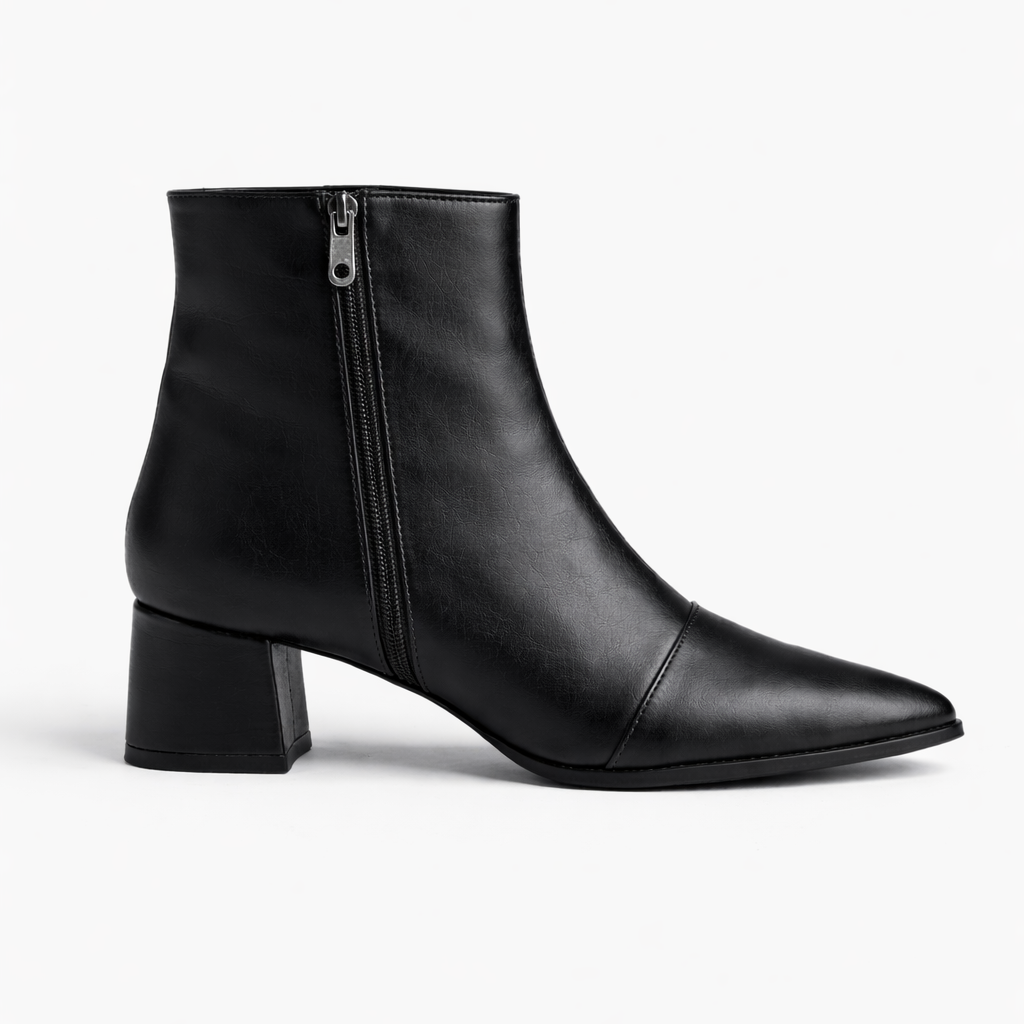 Black Urban Muse Ankle Boots – Bold Steps, Effortless Style