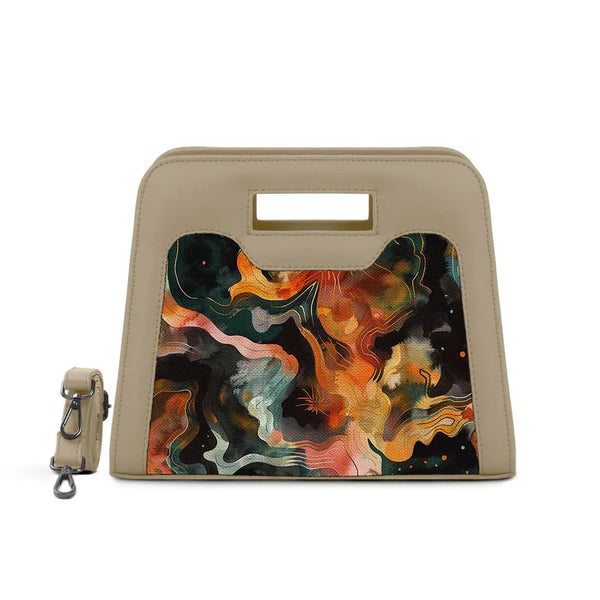 Beige Chic Peek Handbag Vividblend - 1