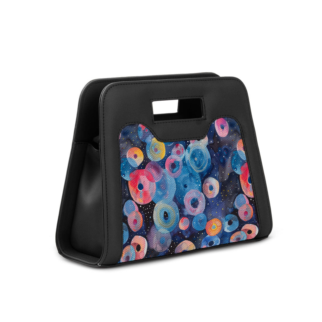 Black Chic Peek Handbag Galaxy Dounts