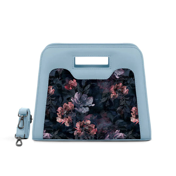 Blue Chic Peek Handbag Dark Pattern - 1