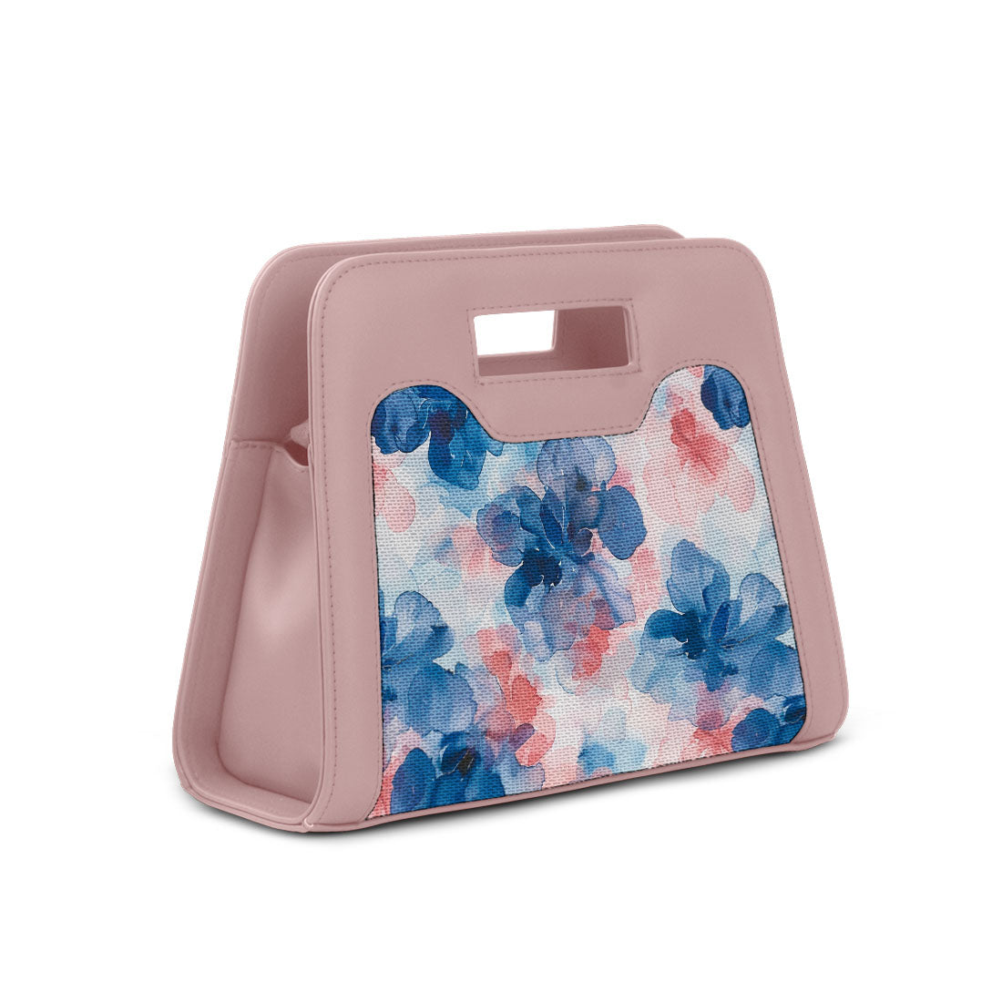 Rose Chic Peek Handbag Blue Flower