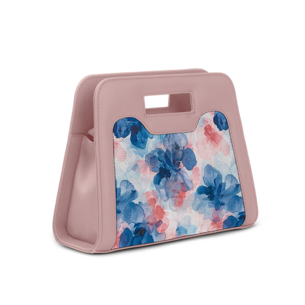 Rose Chic Peek Handbag Blue Flower