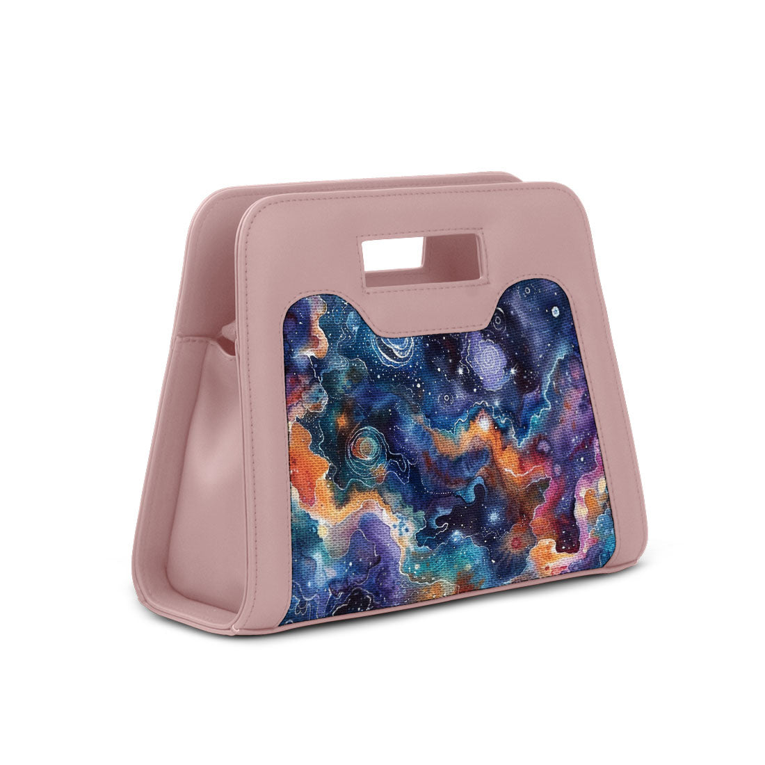 Rose Chic Peek Handbag Galaxy Shapes