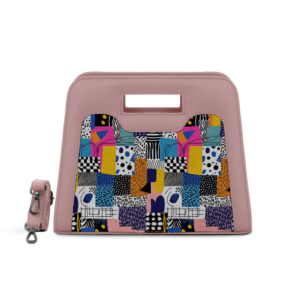 Rose Chic Peek Handbag Graphic Shapes - 1