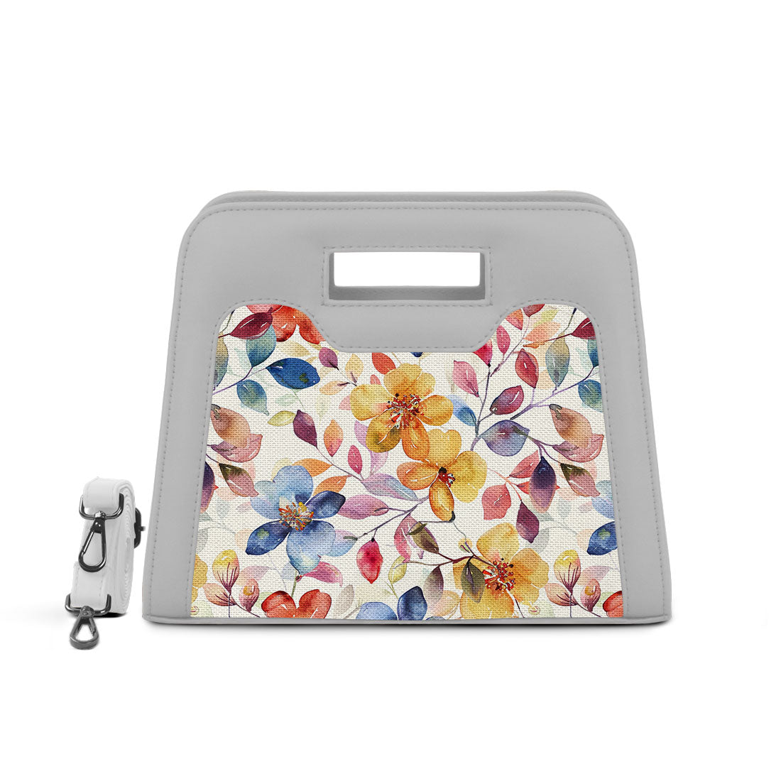 White Chic Peek Handbag Tapestry