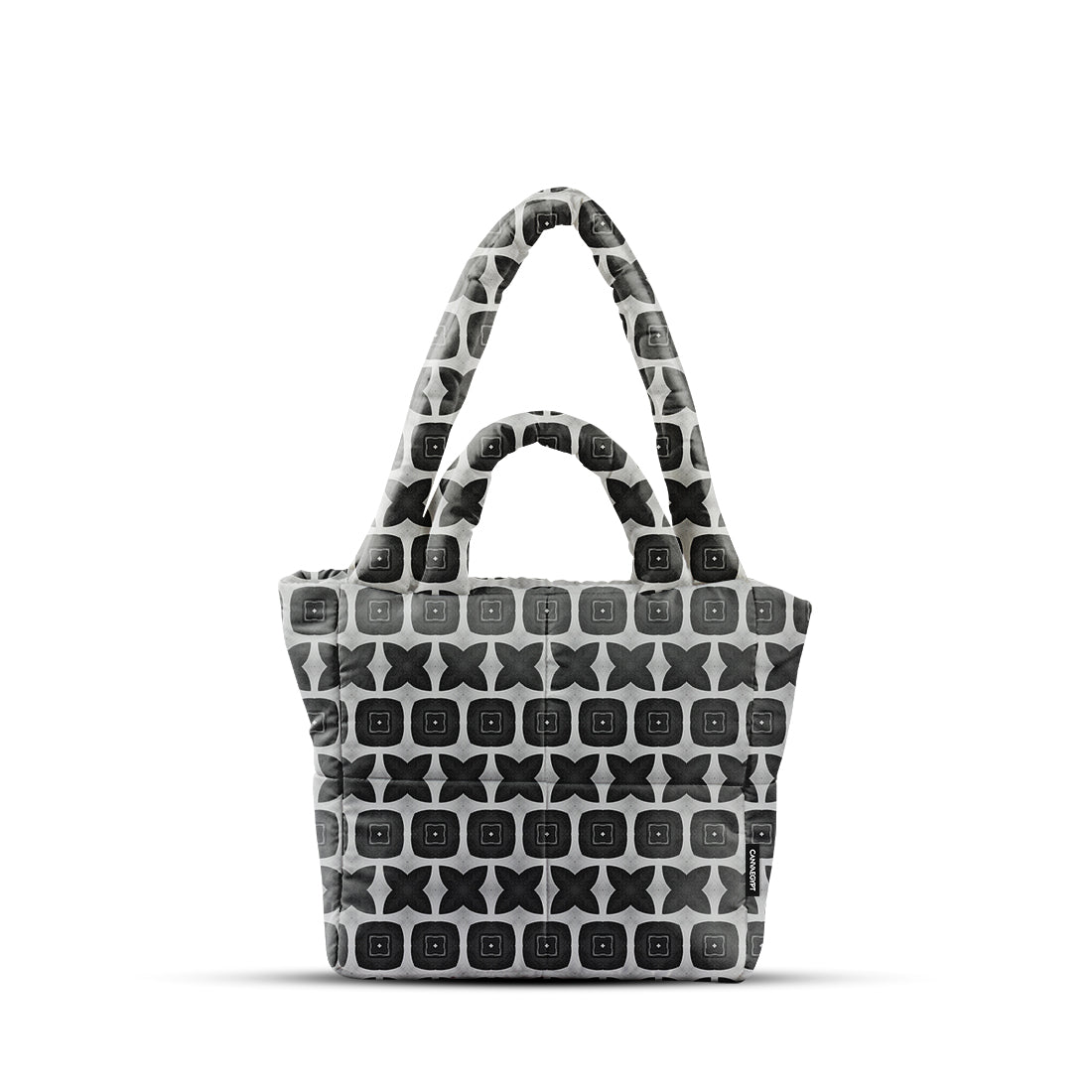 Cloud Tote Monochrome Kaleidoscope