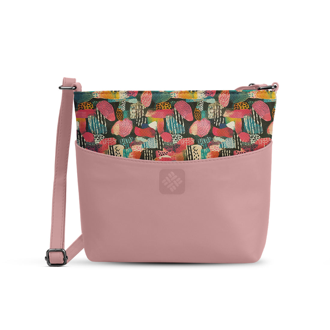 Chic Essentials Crossbody Colorful Coral Reef
