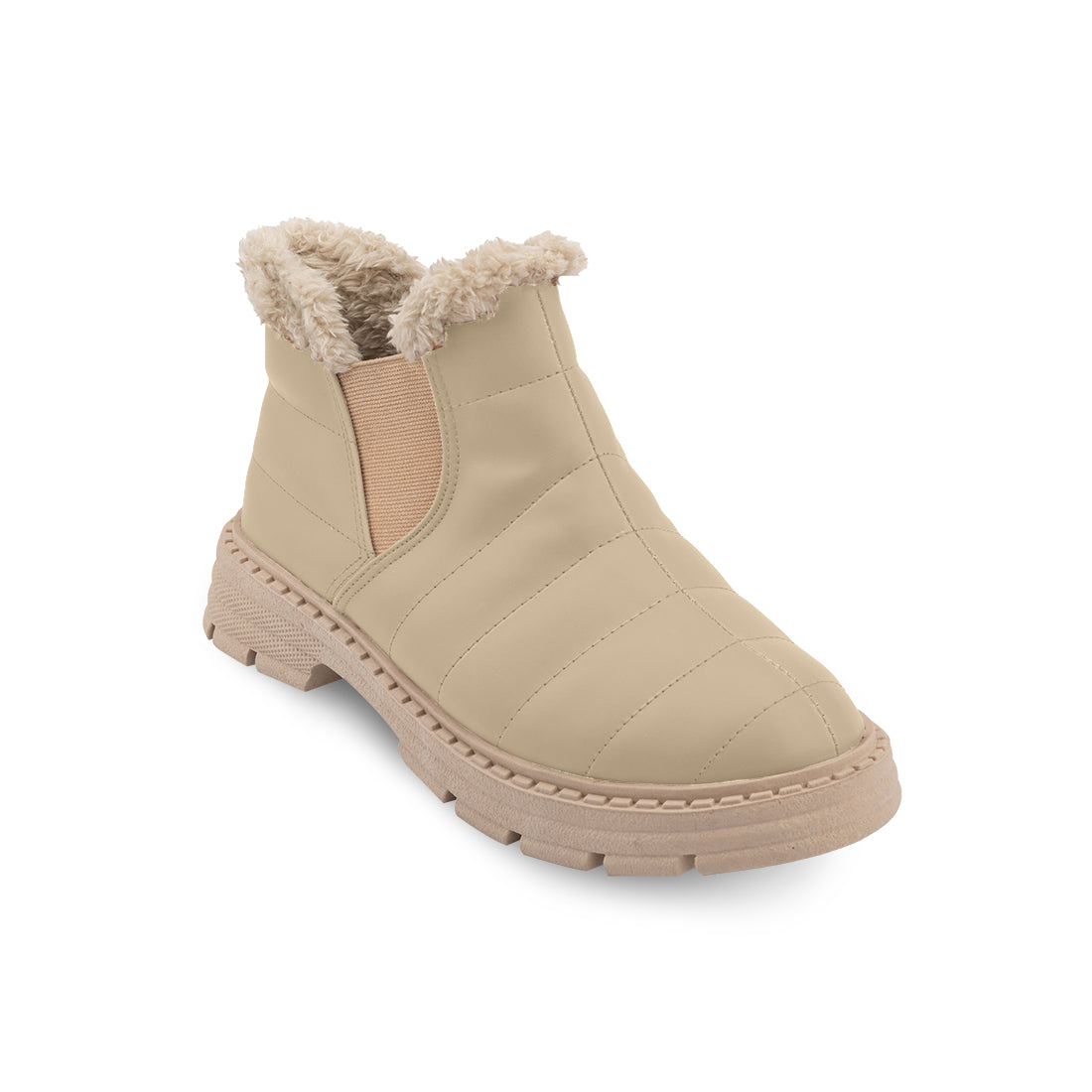 Cozy Step Winter Bootie Beige