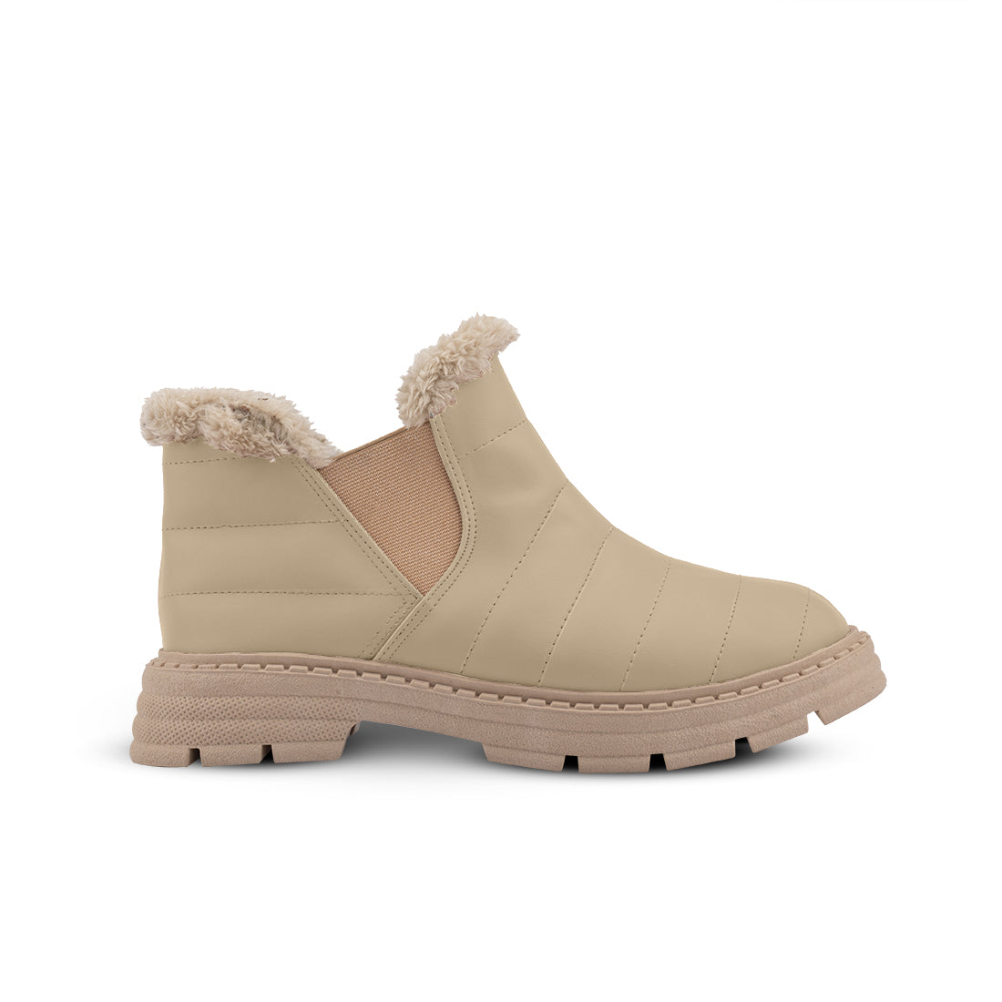 Cozy Step Winter Bootie Beige