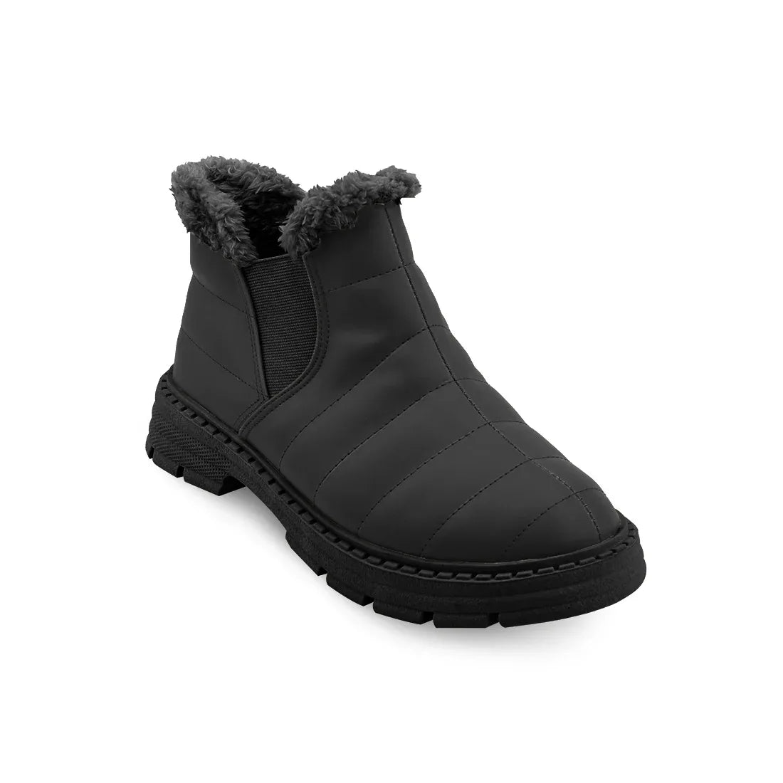 Cozy Step Winter Bootie Black - 2 - tryon