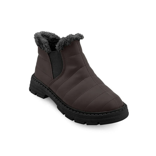 Cozy Step Winter Bootie DBrown - 2 - tryon