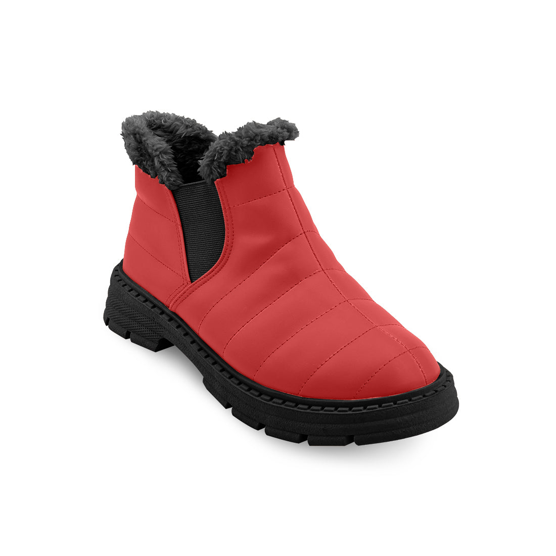 Cozy Step Winter Bootie Red