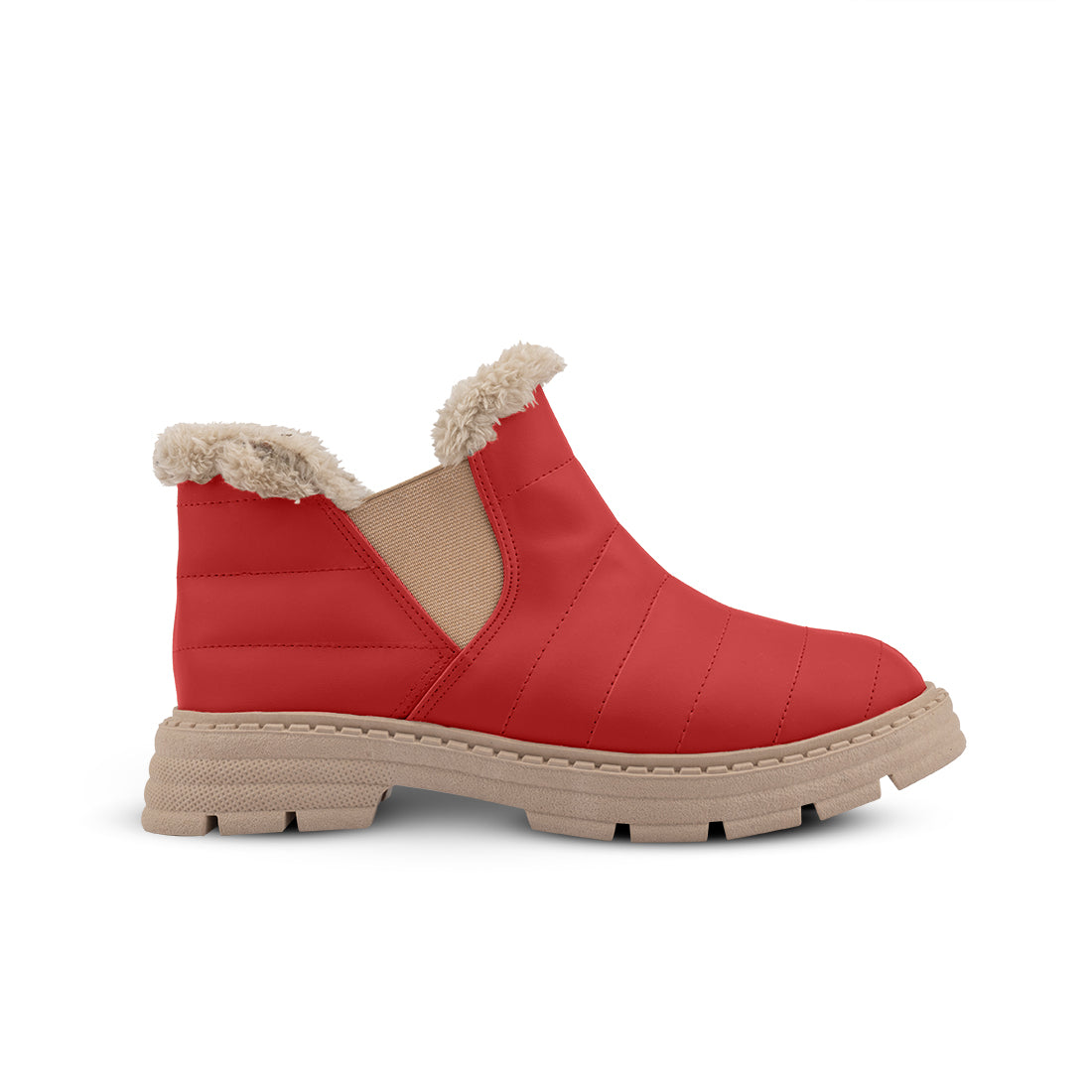 Cozy Step Winter Bootie Red