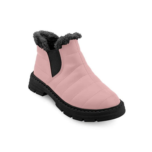 Cozy Step Winter Bootie Rose - 4 - tryon